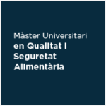 MÀSTER UNIVERSITARI EN QUALITAT I SEGURETAT ALIMENTÀRIA UV